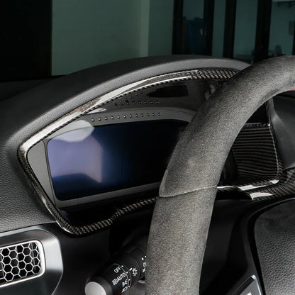 Honda Civic Type R FL5 (2023+) – Carbon Fiber Instrument Panel Frame Cover Trim