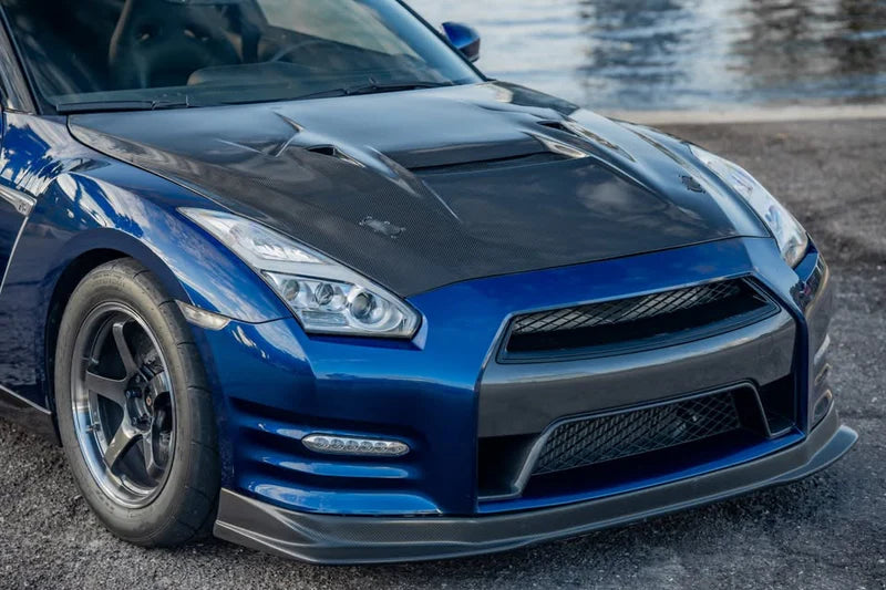 Nissan GT-R R35 - VRS Style Carbon Fiber Hood Bonnet
