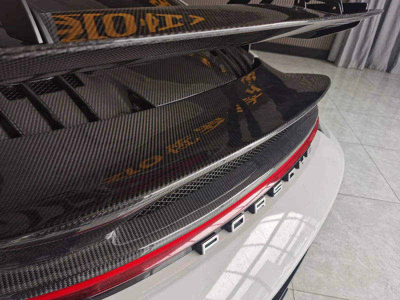Porsche 911 / 992 – GT3 Style Carbon Fiber Wing & Base