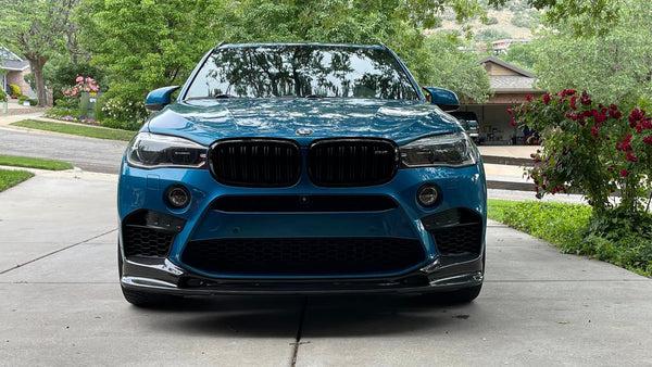 BMW F85 X5M / F86 X6M – 3D Style Carbon Fiber Front Lip