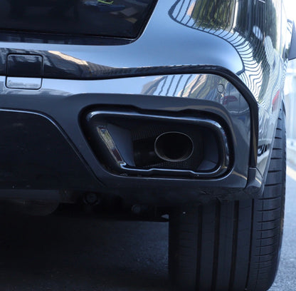 BMW X5 G05 – Black Steel Exhaust Tip Cover Trim