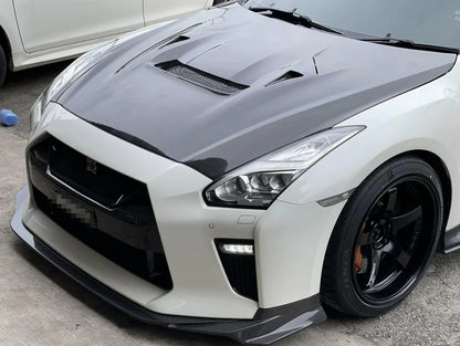 Nissan GT-R R35 - VRS Style Carbon Fiber Hood Bonnet