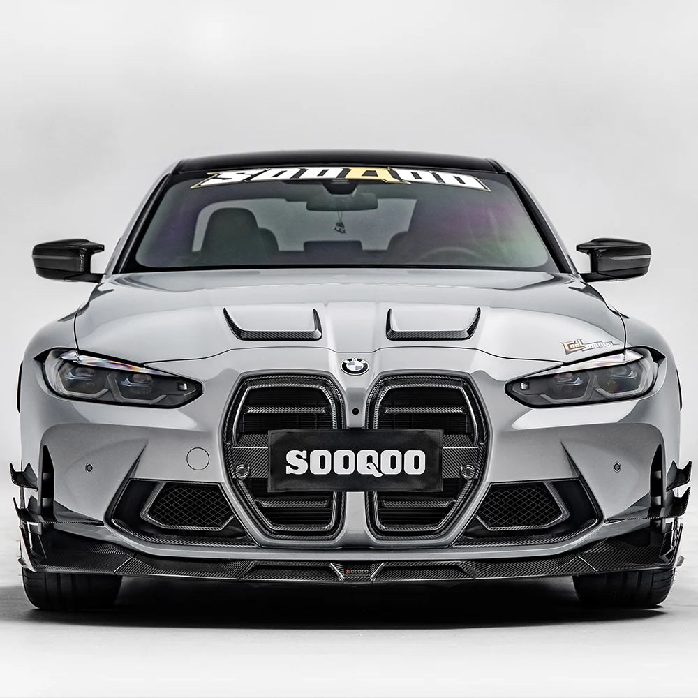 BMW G80 M3 & G82 M4 - SOOQOO V1 Carbon Fiber Front Lip