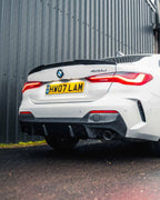 BMW G22/G23/G26 4 Series & i4 - 3D Style Carbon Fiber Rear Diffuser