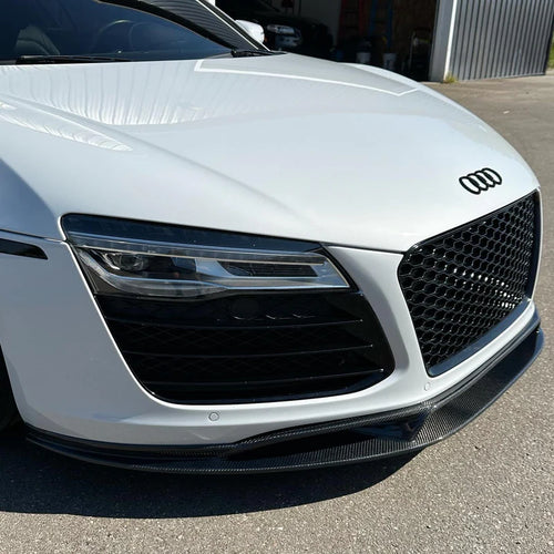 Audi R8 Gen 1 Carbon Fiber V Style Front Lip