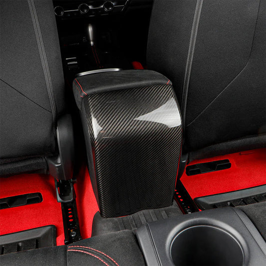 Honda Civic Type R FL5 (2023+) – Carbon Fiber Armrest Rear Kick Protection Cover Trim