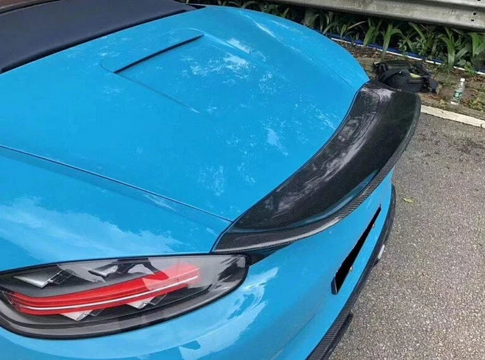 Porsche 718 Boxster / Cayman (2016–2019) - Carbon Fiber Rear Spoiler