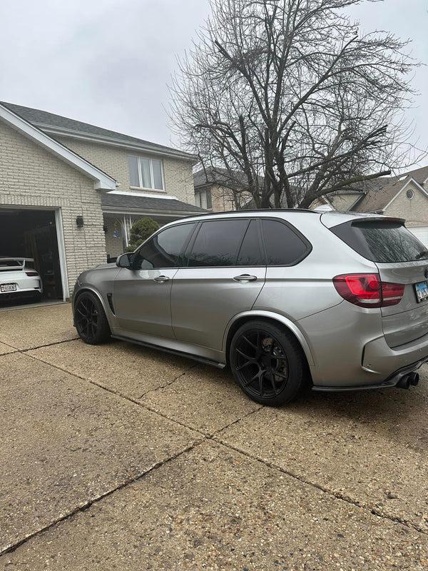 BMW F85 X5M / F86 X6M – 3D Style Carbon Fiber Side Skirts