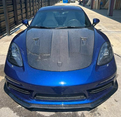 Porsche 718 Boxster / Cayman / GT4 / GT4RS – Carbon Fiber Hood