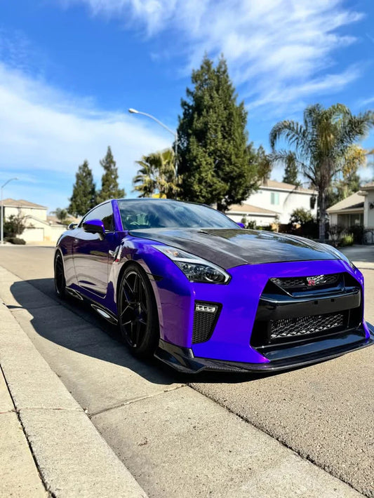 Nissan R35 GTR - OEM Style Gloss Carbon Fiber Hood