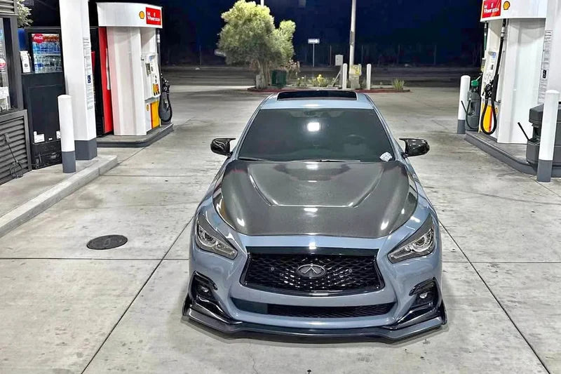 Infiniti Q50 - GTS Style Vented Carbon Fiber Engine Hood