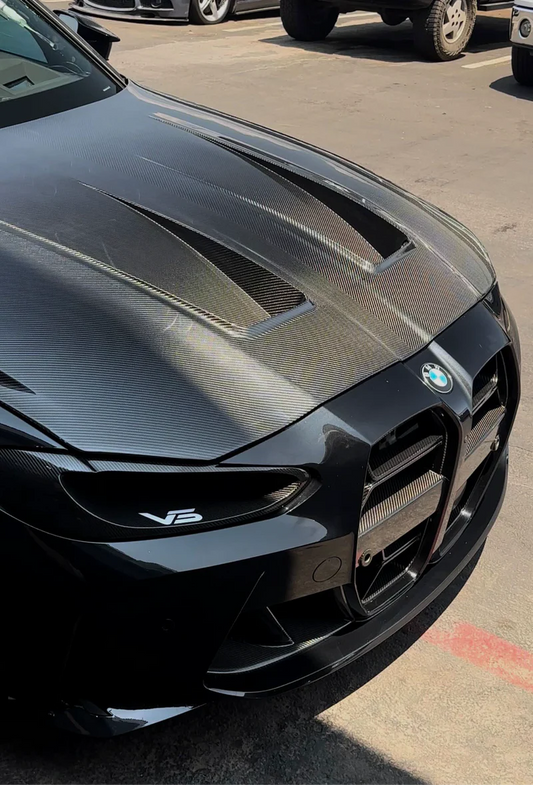 BMW G80 M3 & G82/G83 M4 – Dry Carbon Fiber Alpha Style Hood