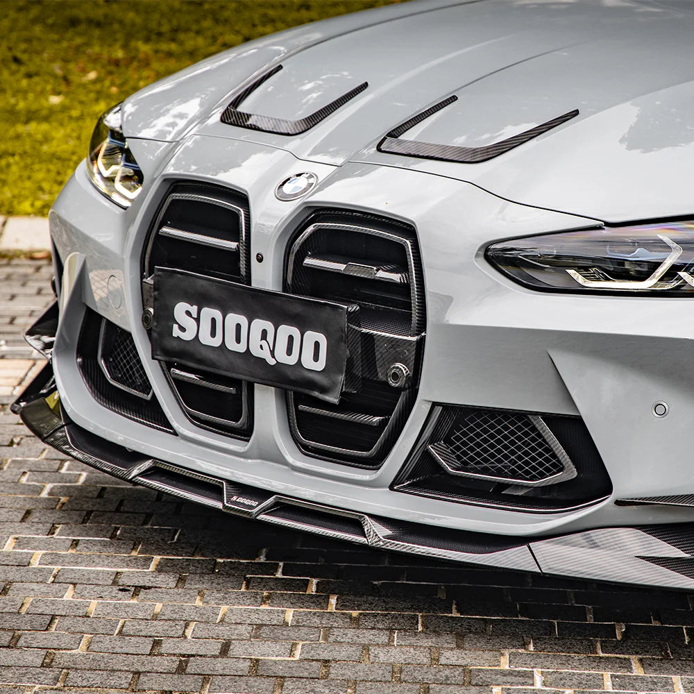BMW G80 M3 & G82 M4 - SOOQOO V1 Carbon Fiber Front Lip