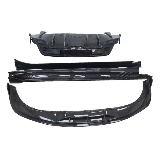 Porsche Taycan - TCH Style Carbon Fiber Aerodynamic Body Kit