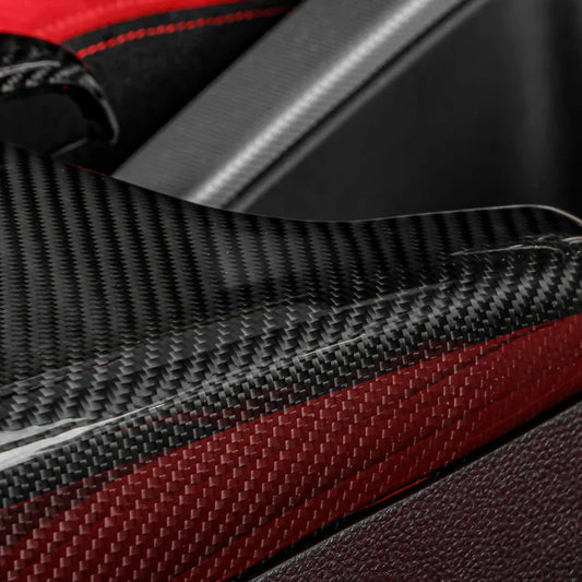 Honda Civic Type R FL5 (2023+) – Carbon Fiber Armrest Box Panel Cover