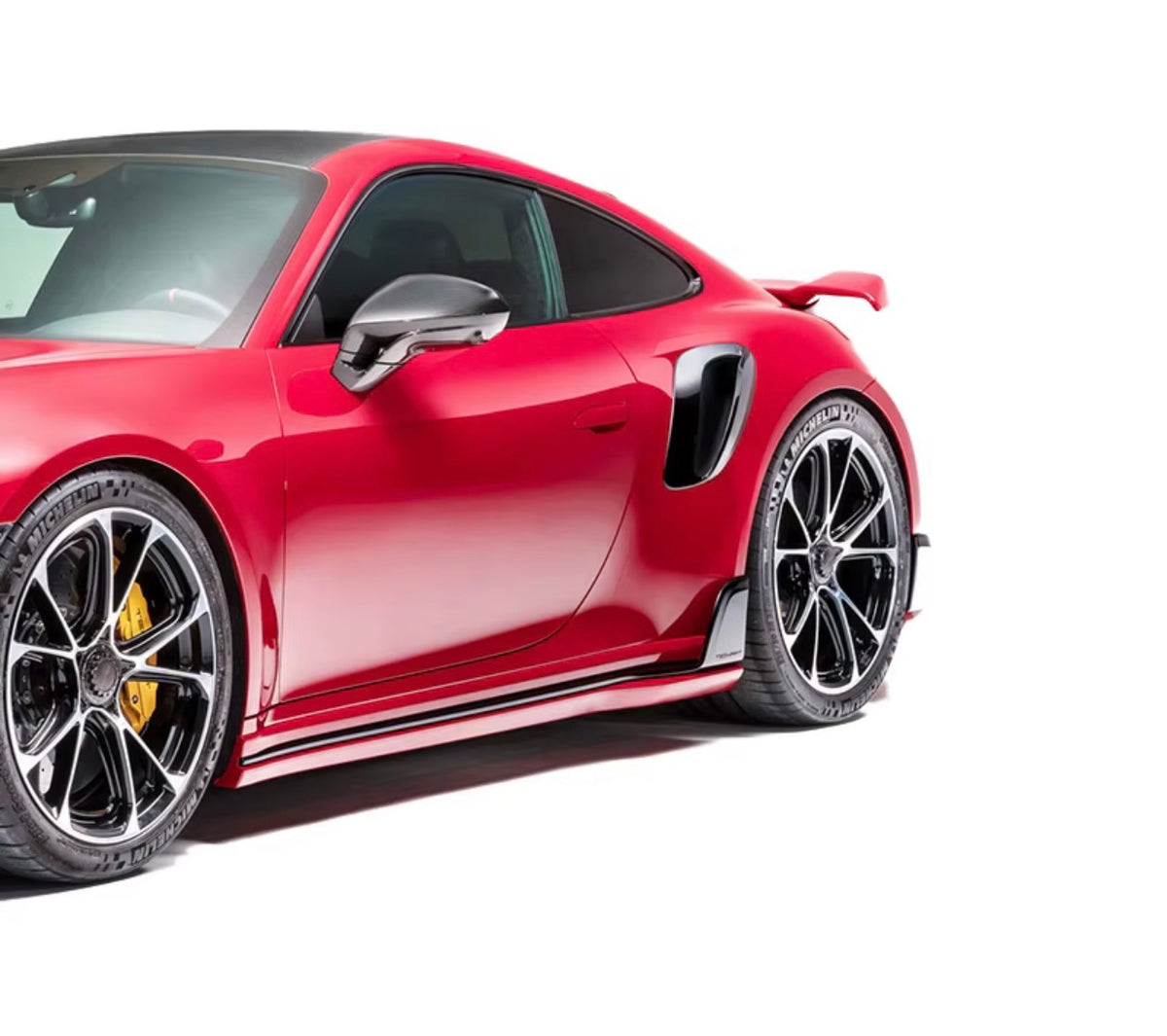 Porsche 992 Turbo S (2020–2023) - TC Style Dry Carbon Fiber Side Skirts