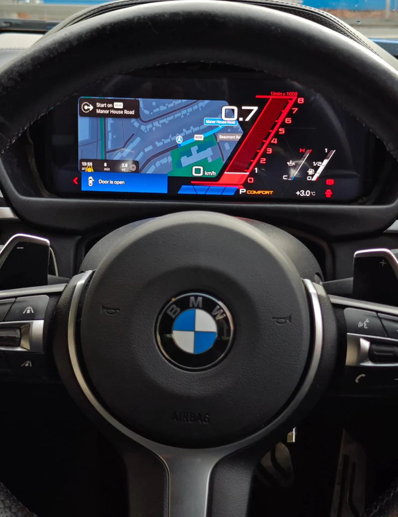 BMW F30 / F31 / F32 / F80 M3 / F82 F83 M4 (2013–2020) – 12.3" Digital Instrument Cluster Upgrade (Plug & Play)