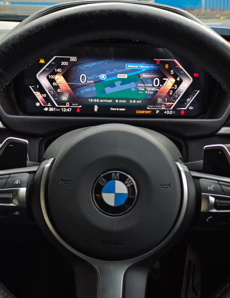 BMW F30 / F31 / F32 / F80 M3 / F82 F83 M4 (2013–2020) – 12.3" Digital Instrument Cluster Upgrade (Plug & Play)