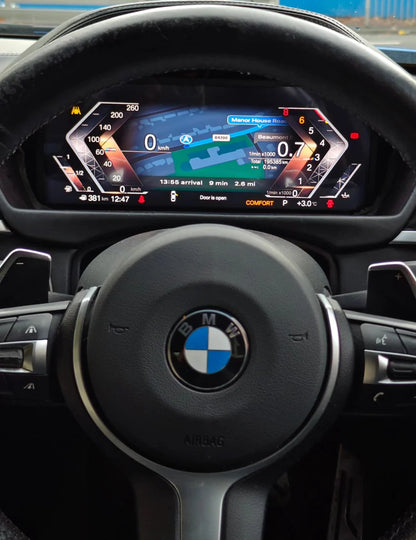 BMW F30 / F31 / F32 / F80 M3 / F82 F83 M4 (2013–2020) – 12.3" Digital Instrument Cluster Upgrade (Plug & Play)