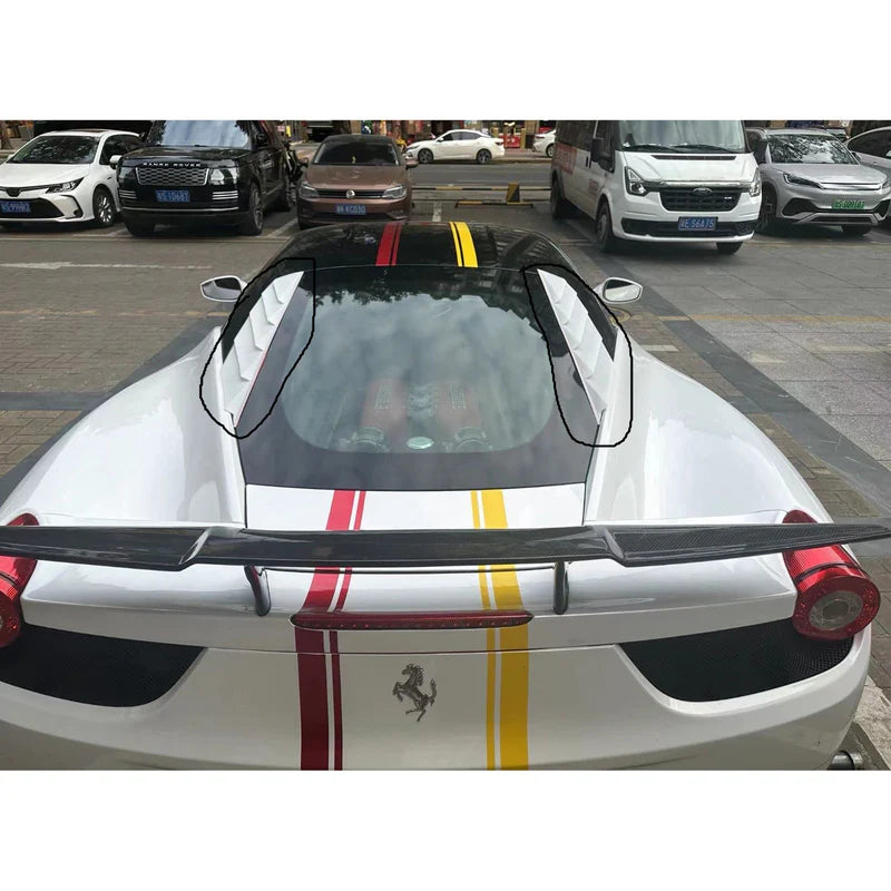 Ferrari 458 - Carbon Fiber Rear Window Air Vents Trim