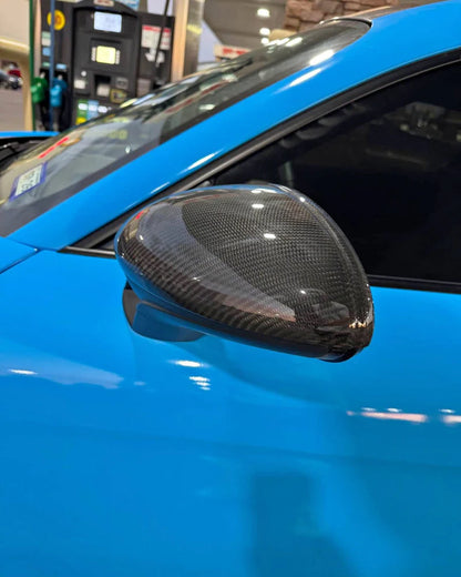 Porsche 981 Boxster GTS 991 911 - Dry Carbon Fiber Mirror Cap Set Replacement