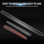 Tesla Model 3 & Model Y (2020–2023.5) – Matte Dry Carbon Fiber Dashboard Cover & Door Trim Panel Set (3PCS)