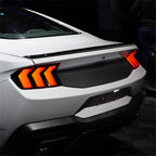 Ford Mustang S650 - Carbon Fiber Rear Deck Trunk Panel Emblem Trim