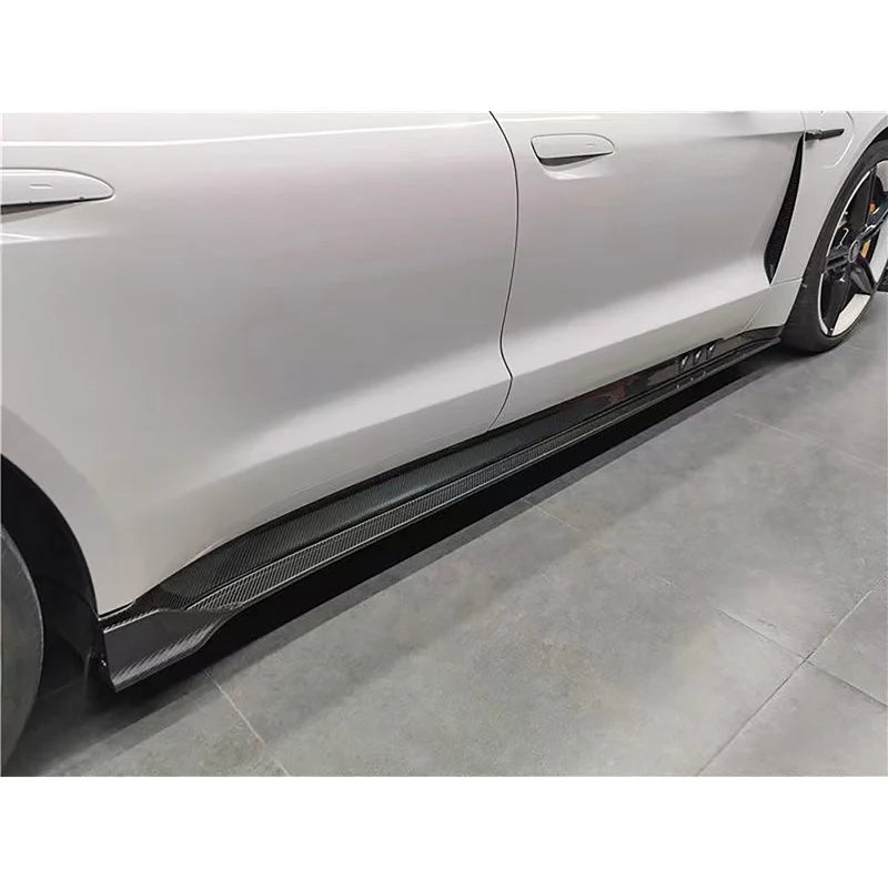 Porsche Taycan - TCH Style Carbon Fiber Aerodynamic Body Kit