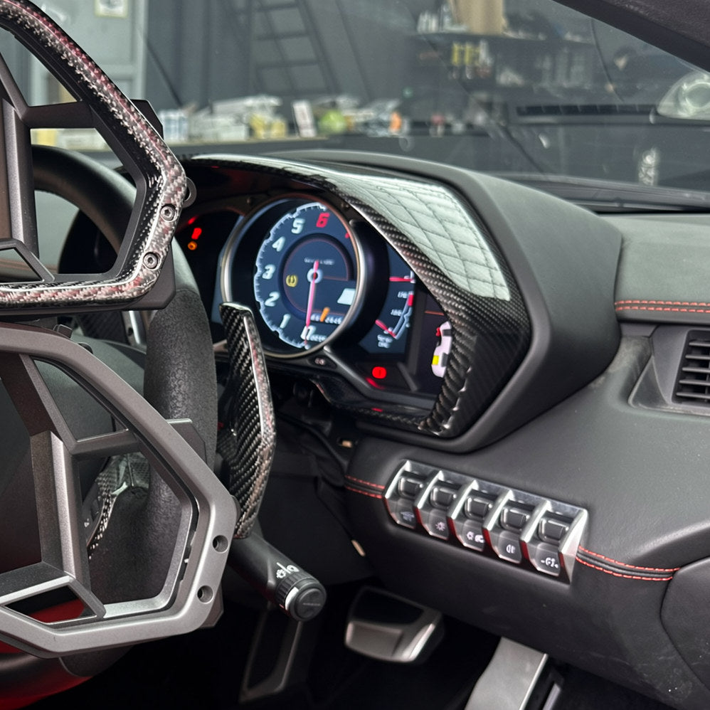 Lamborghini Aventador - Carbon Fiber Instrument Cluster Frame