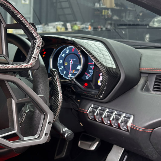 Lamborghini Aventador - Carbon Fiber Instrument Cluster Frame