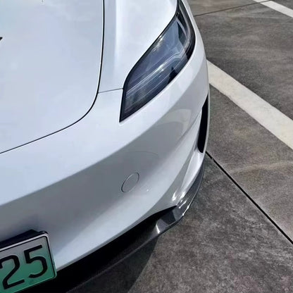 Tesla Model 3 Highland – Carbon Fiber Front Lip Splitter