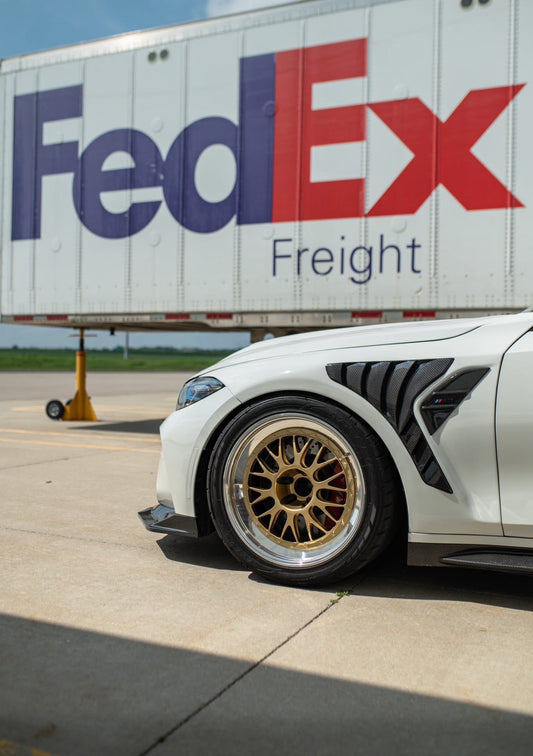 BMW G80 M3 / G82 G83 M4 - Carbon Fiber Vented Front Fenders V2