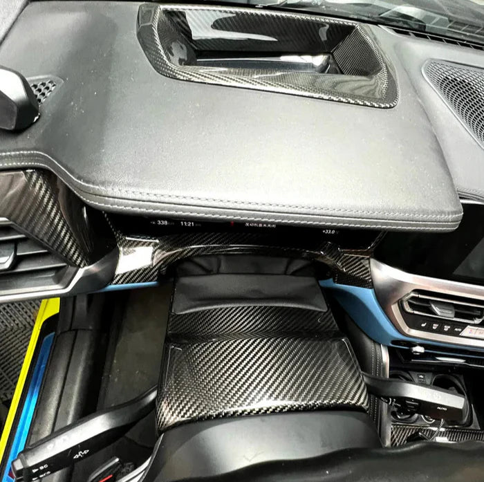 BMW G87 M2/G80 M3/G82/G83 M4 Carbon Fiber Steering Wheel Column Trim