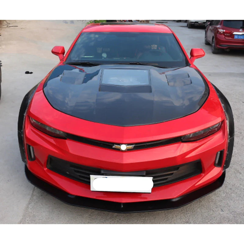 Chevrolet Camaro (2017–2019) - Carbon Fiber Engine Bonnet with Transparent Window