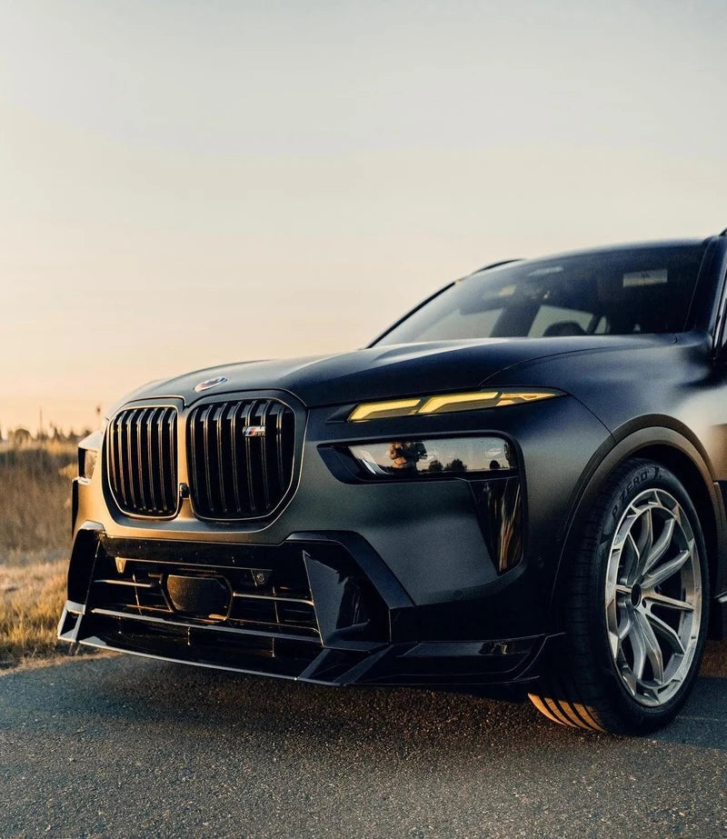 BMW X7 G07 (2019–2026) - Gloss Black ABS 3-Piece Front Lip