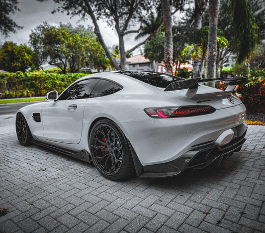 Mercedes AMG GT / GTS / GTC – Carbon Fiber Rear Diffuser with Canards