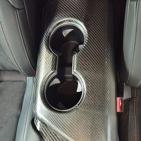 Toyota A90 Supra – Carbon Fiber Armrest Console Cup Holder Cover