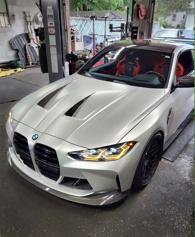 BMW G80 M3 & G82/G83 M4 – Dry Carbon Fiber Alpha Style Hood