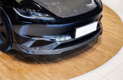Tesla Model 3 Highland 2024–2026 – DP Style Carbon Fiber Front Lip