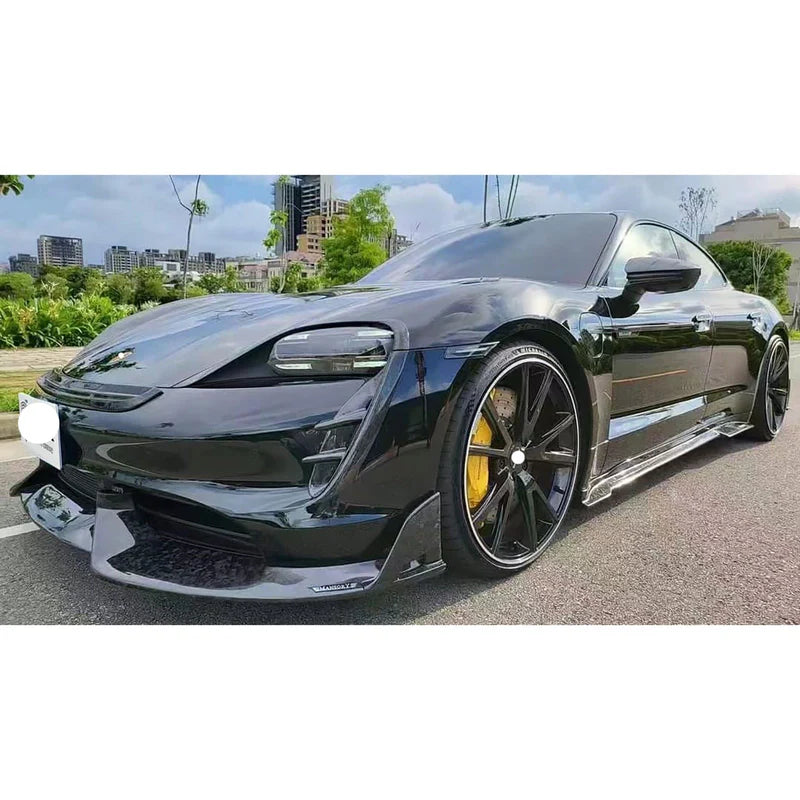 Porsche Taycan J1 - MS Style Carbon Fiber Aerodynamic Body Kit