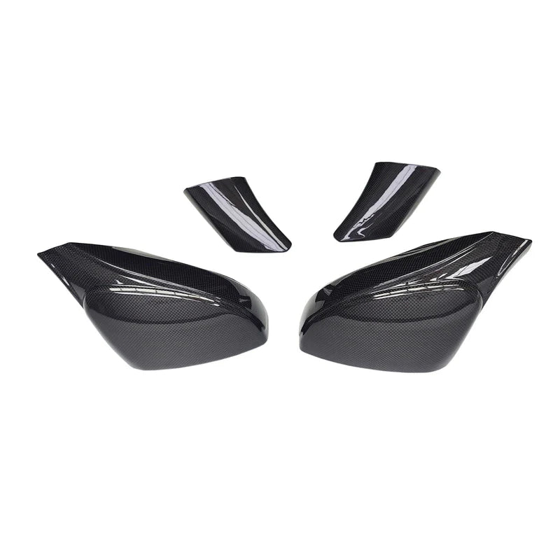 Ferrari 458 - Prepreg Carbon Fiber Mirror Housing Cap Covers Set
