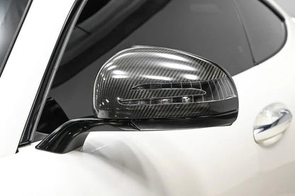 Mercedes AMG GT / GTS / GTC / GTR (2015–2021) – Carbon Fiber Mirror Caps