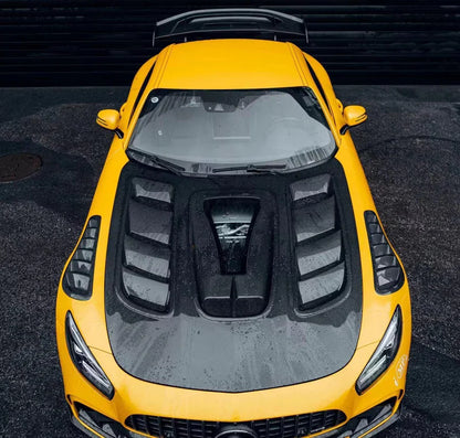 Mercedes AMG GT / GTS / GTC / GTR – AP Vented Carbon Fiber Hood