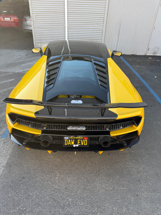 Lamborghini Huracán - 1016 Style Carbon Fiber Rear Wing with Deck Lid