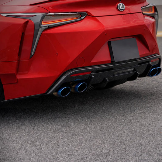 Lexus LC500 / LC500h – T Style Carbon Fiber Rear Diffuser
