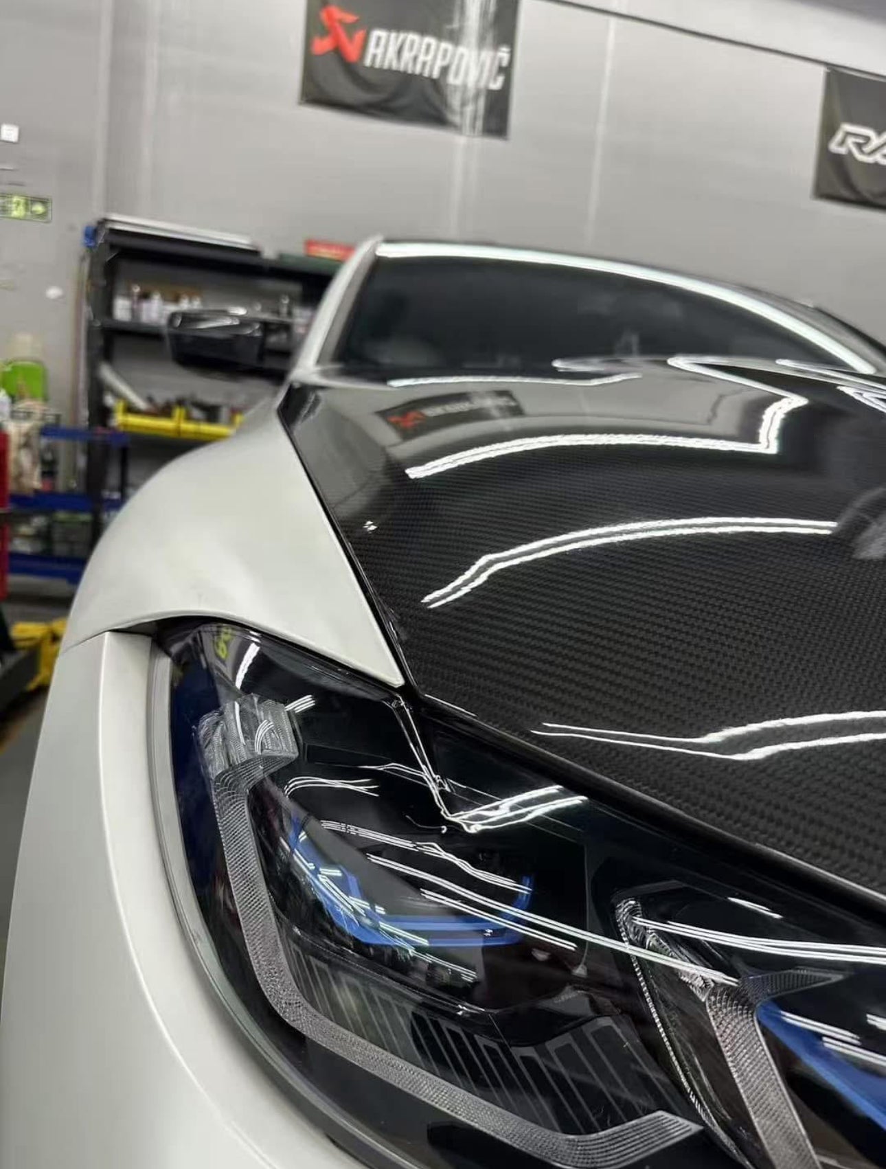 BMW G80 M3 & G82/G83 M4 – Dry Carbon Fiber Alpha Style Hood