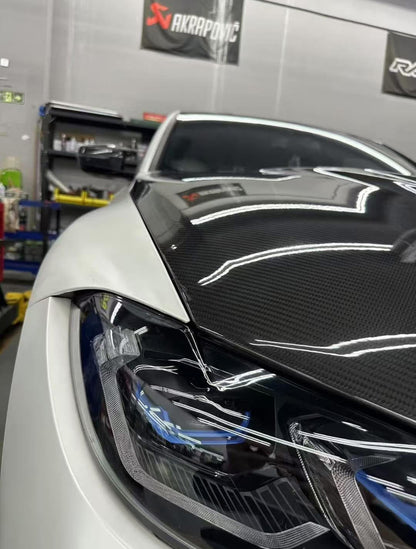 BMW G80 M3 & G82/G83 M4 – Dry Carbon Fiber Alpha Style Hood