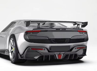Ferrari 296 GTB/GTS - Prepreg Carbon Fiber Rear Spoiler Wing