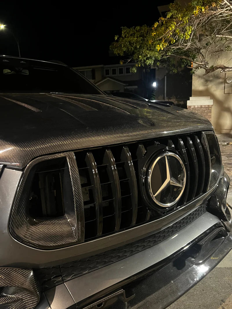 Mercedes-Benz W167 & C167 GLE350/GLE450/GLE580/GLE53/GLE63 AMG (2020–2025) – Carbon Fiber Front Grille