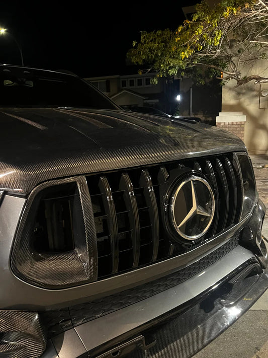 Mercedes-Benz W167 & C167 GLE350/GLE450/GLE580/GLE53/GLE63 AMG (2020–2025) – Carbon Fiber Front Grille